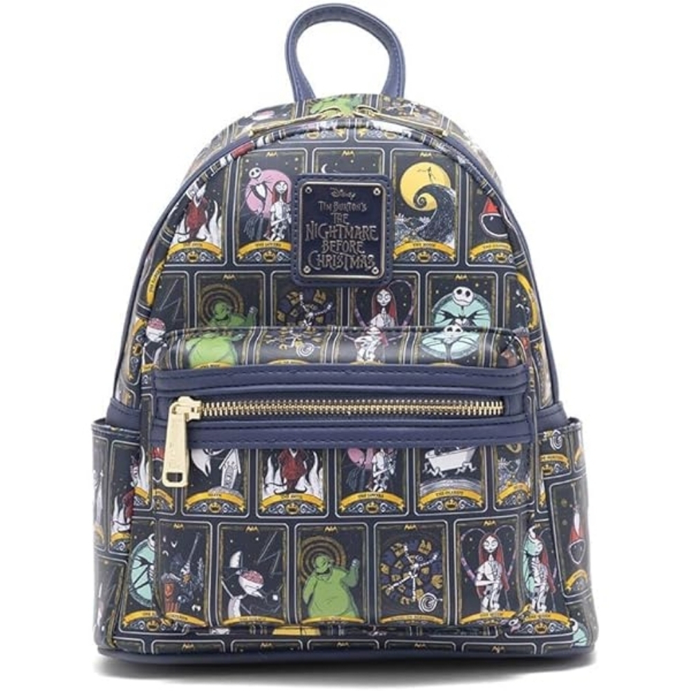 NWT Nightmare Before Christmas Tarot Card Disney Loungefly Mini Backpack​​